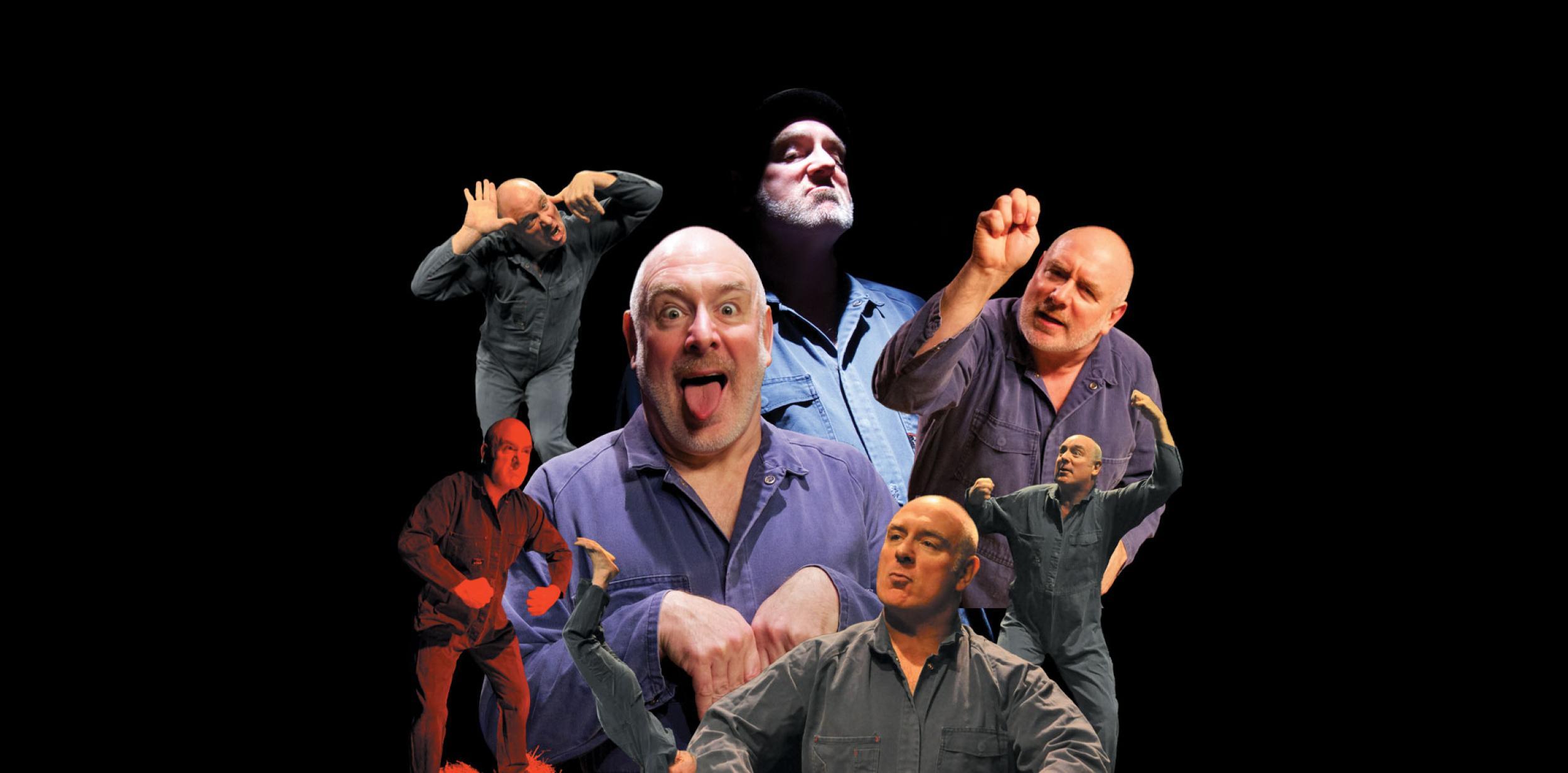 A collage of Guy Masterson