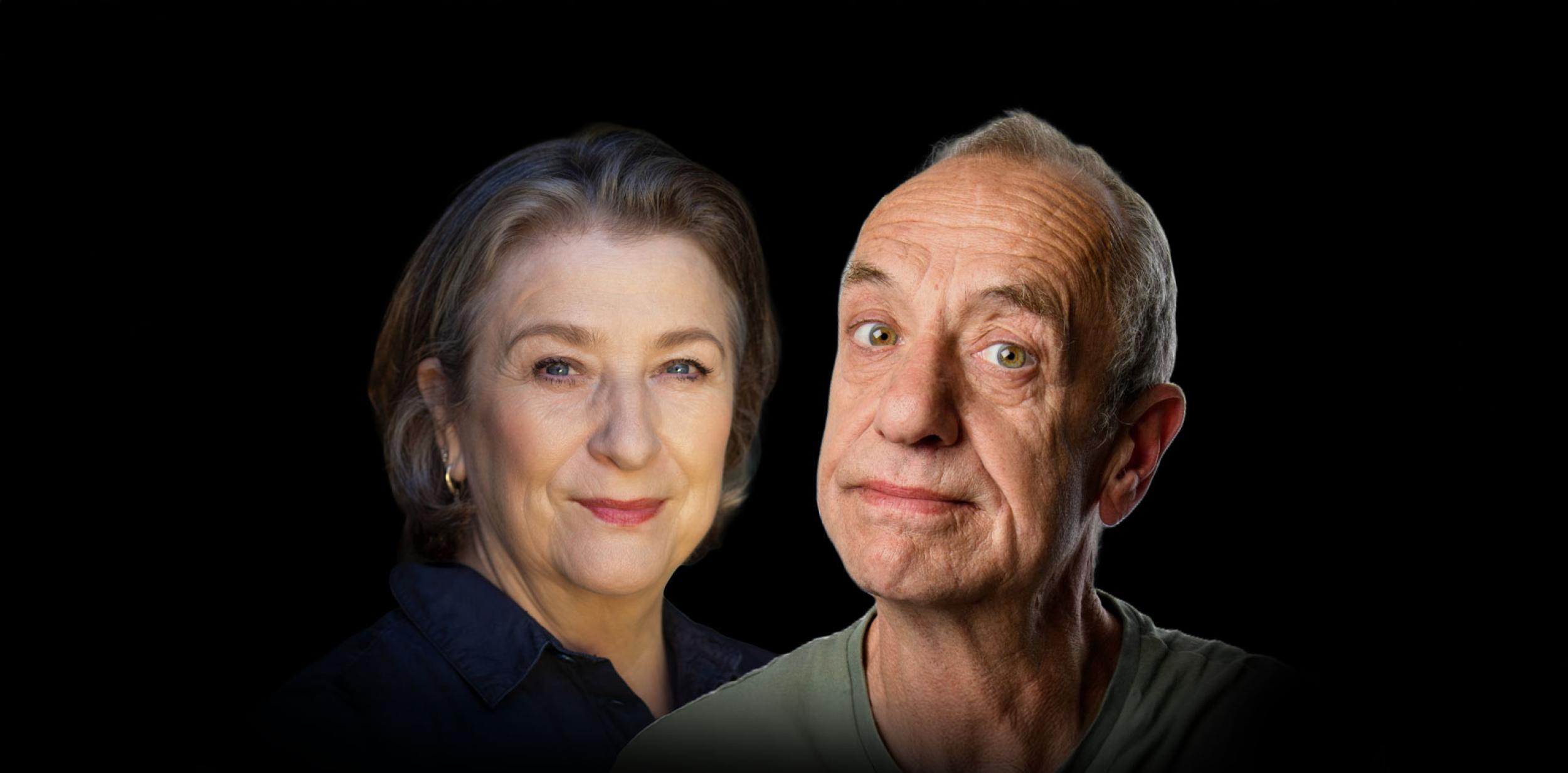 Arthur Smith and Caroline Quentin