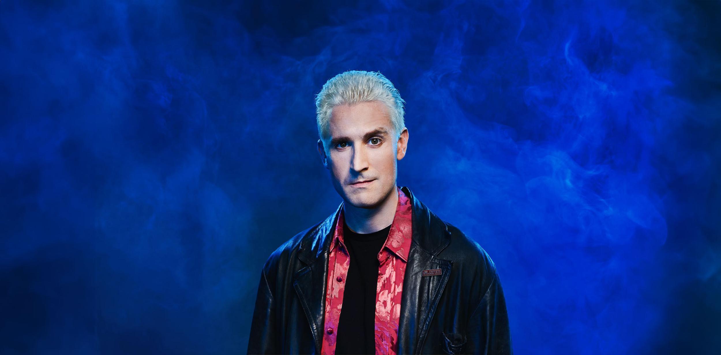 A person dressed as Spike from Buffy the Vampire Slayer