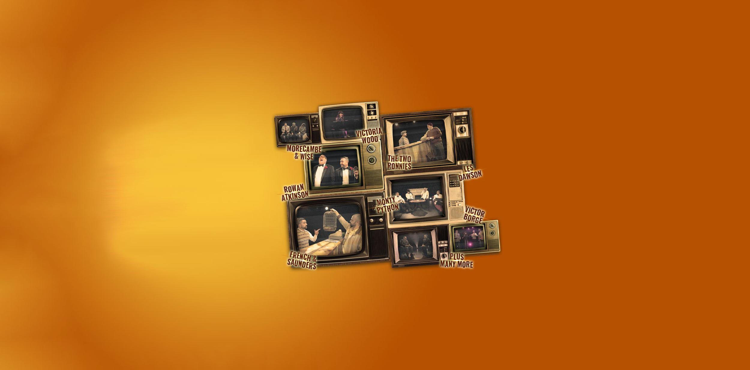 Illustrations of old television sets
