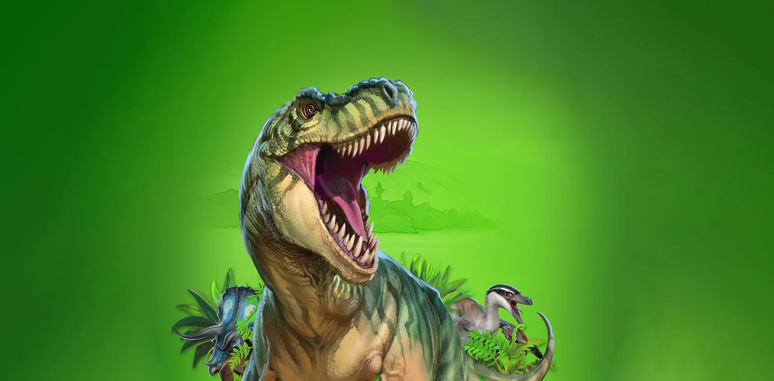 An illustration of a T-Rex