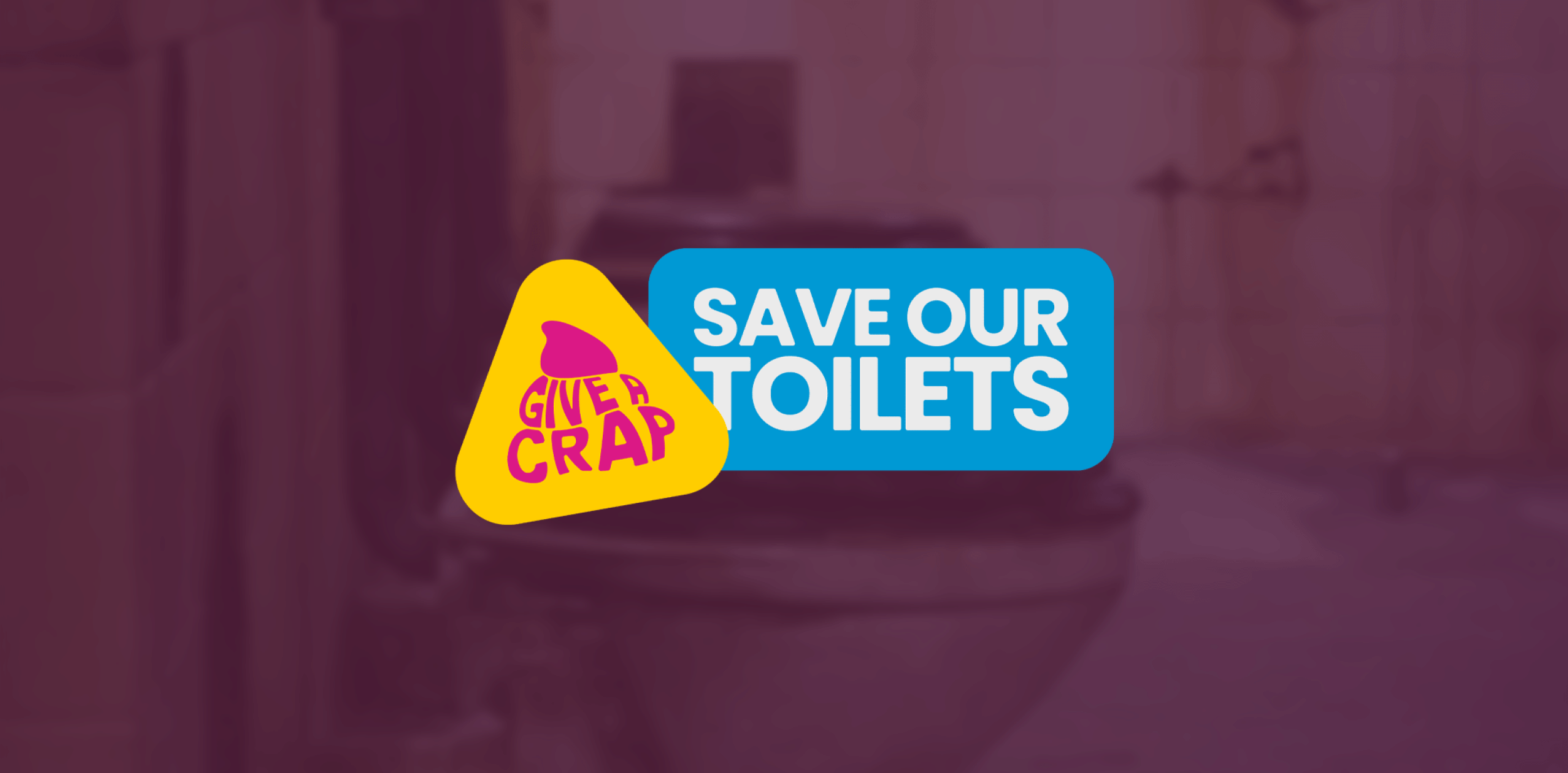 Save our toilets logo