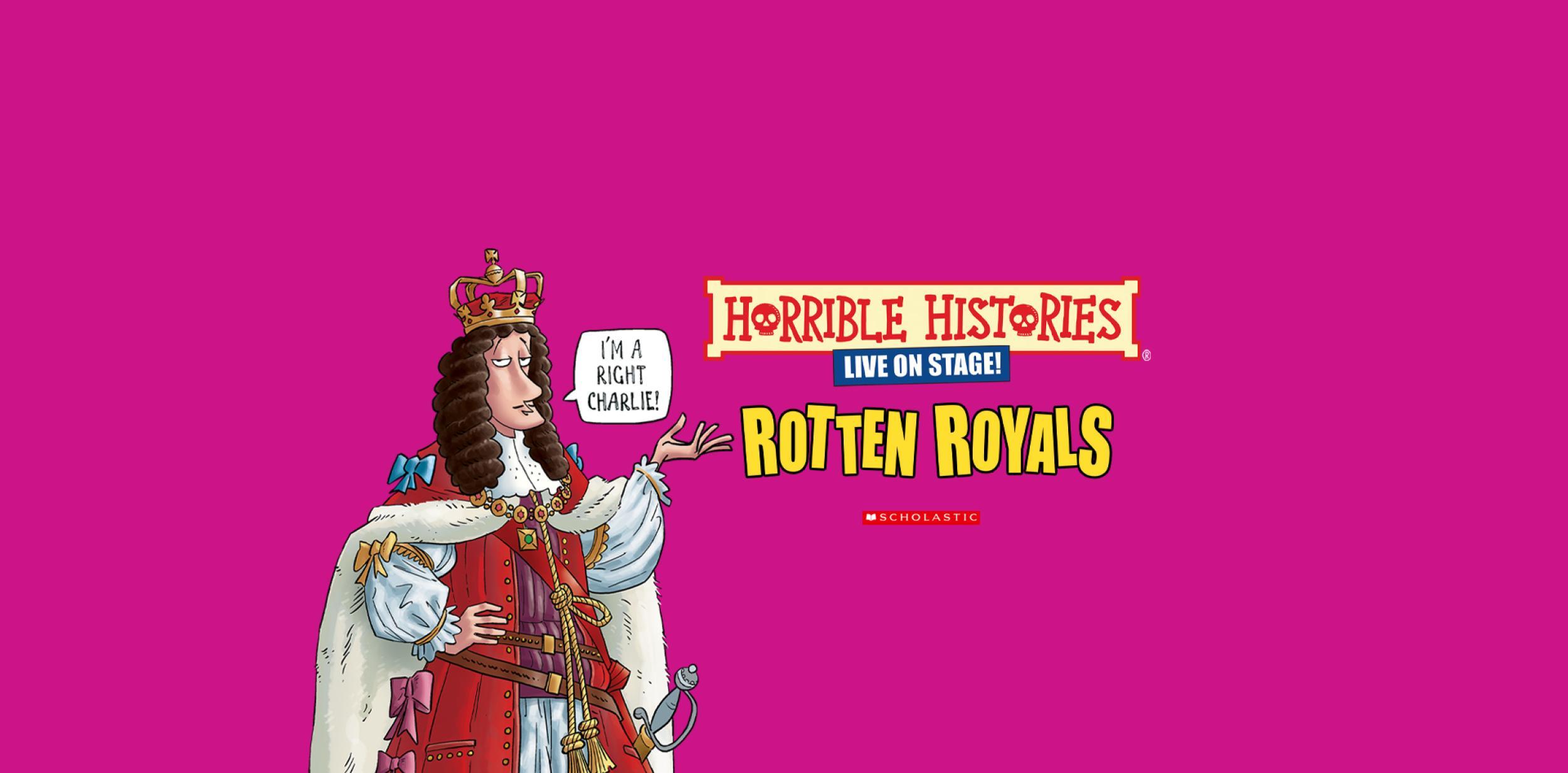 Horrible Histories Rotten Royals logo