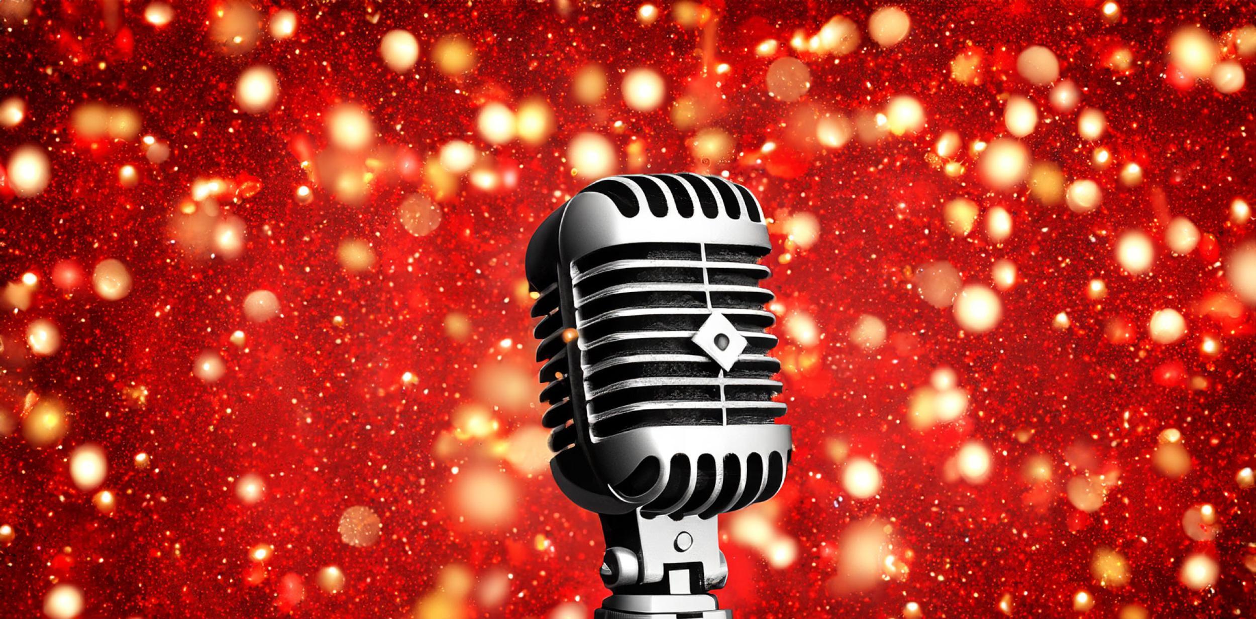 A 1950s style microphone
