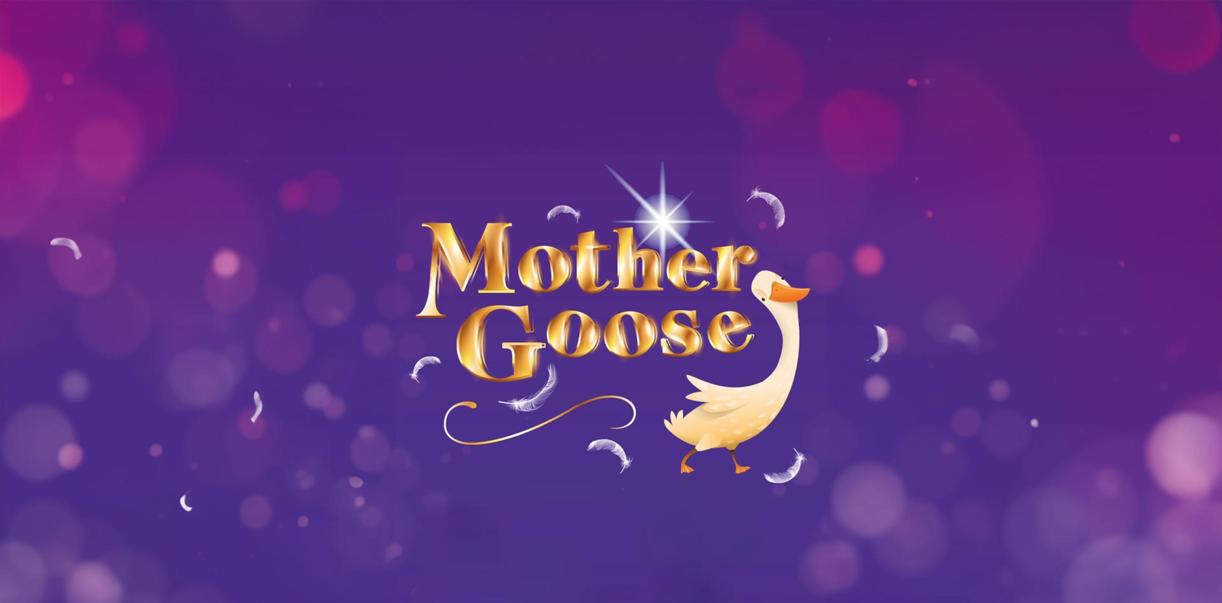 Mother Goose logo and an illustration of a goose