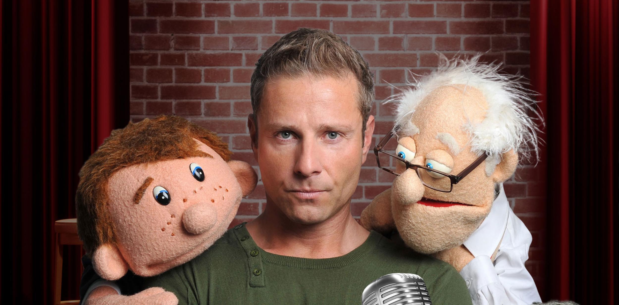 Paul Zerdin and puppets