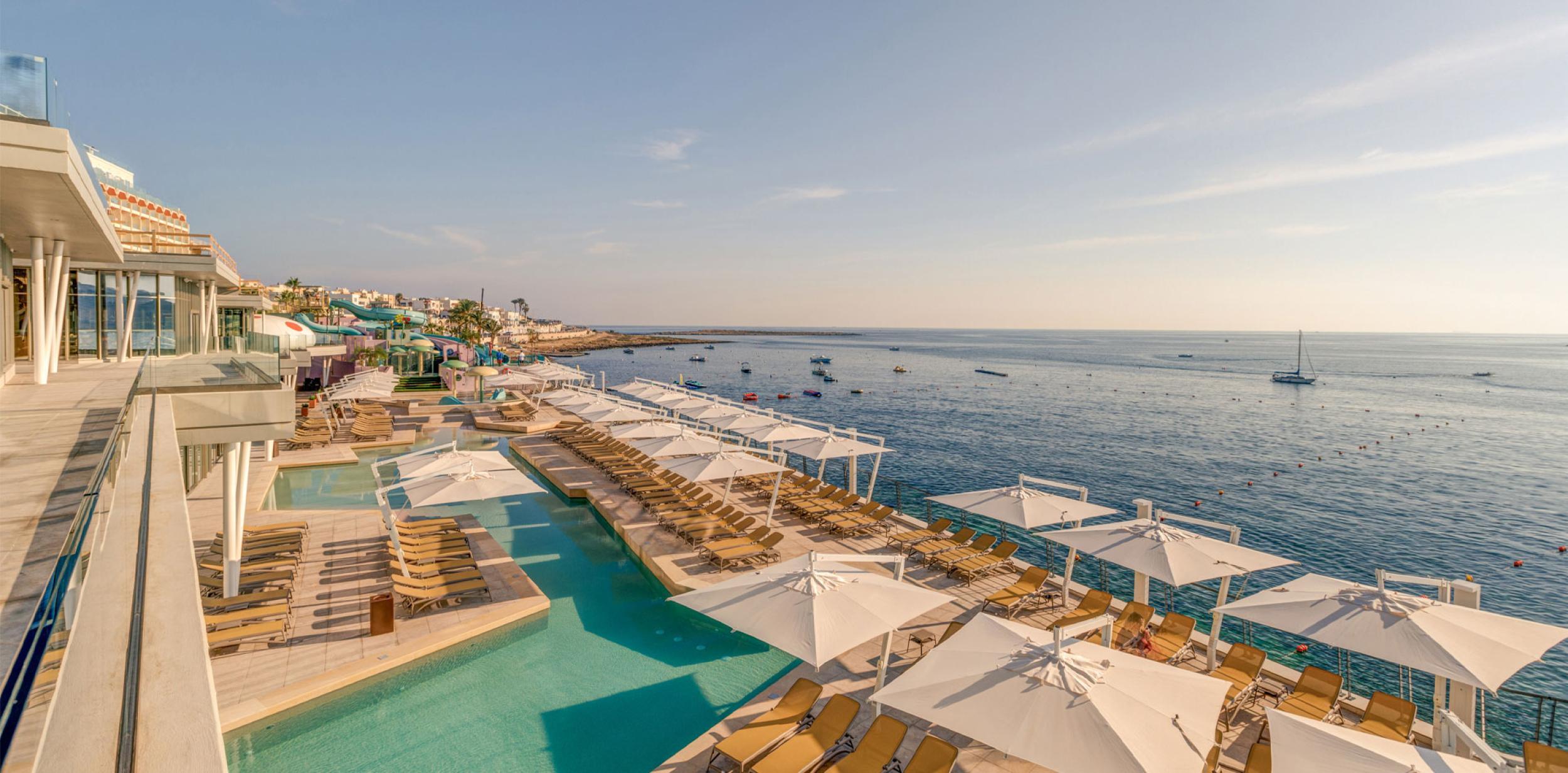 A holiday resort by the sea