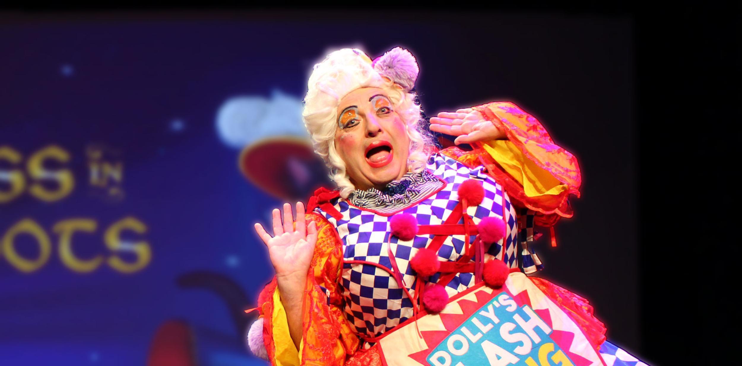 A pantomime dame