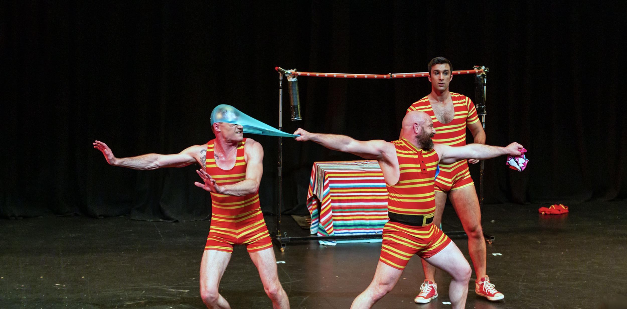 People performing on stage