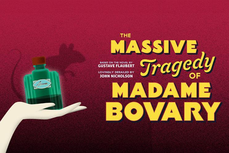 Text: "The Massive Tragedy of Madame Bovary"