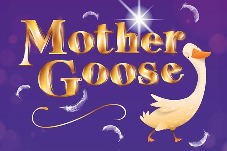 Mother Goose logo and an illustration of a goose