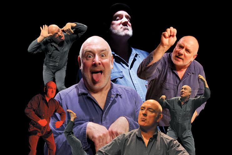 A collage of Guy Masterson