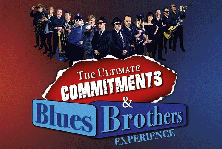 The Ultimate Commitments and Blues Brothers Experience logo