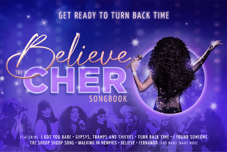 Believe: The Cher Songbook purple artwork