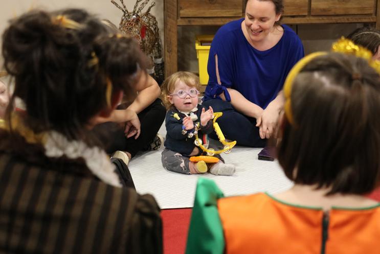 Panto cast at Naomi House & Jacksplace