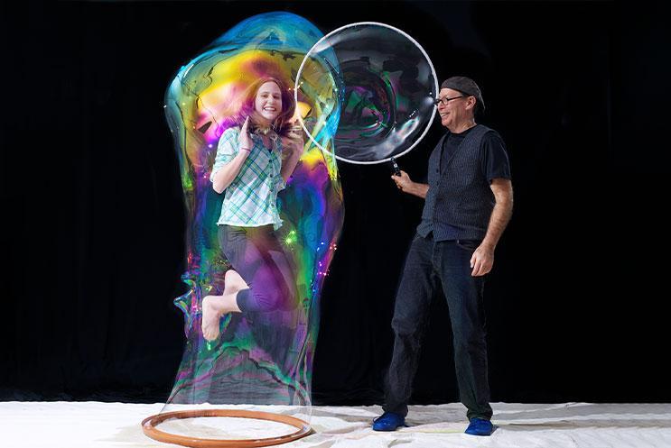 The Amazing Bubble Man