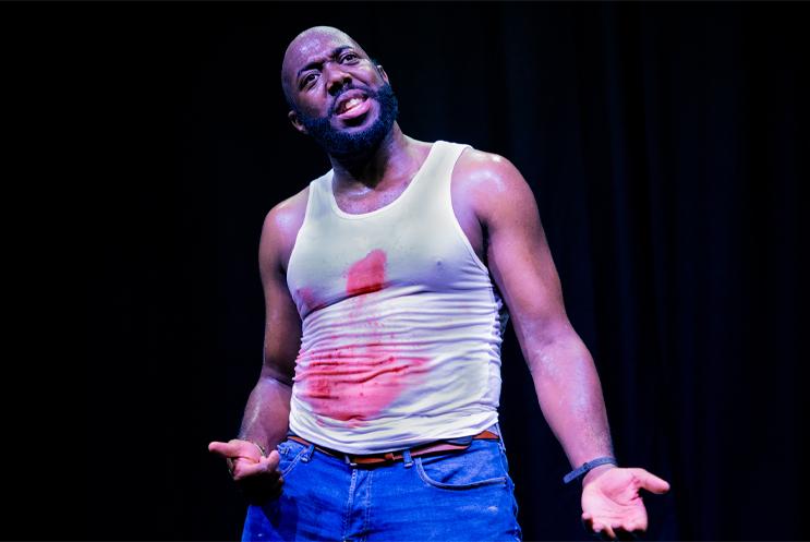Actor on stage