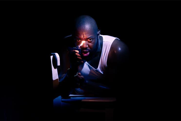 Actor on stage