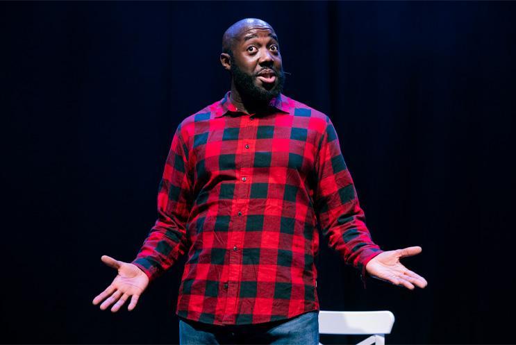 Actor on stage