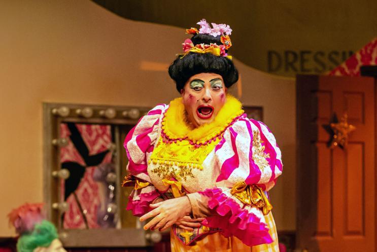 A pantomime dame
