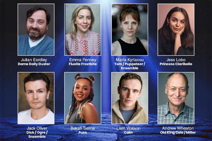 The cast of Puss in Boots