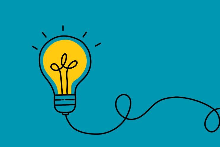 An illustration of a light bulb